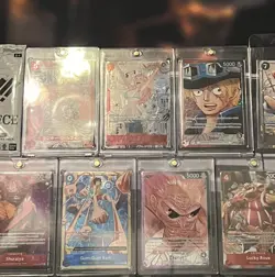One Piece TCG Bundle Japanese Manga Nami, Alt Leaders, Plus Luffy Promos!! - Image 2