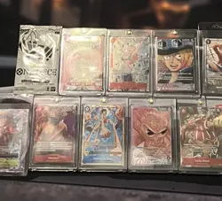 One Piece TCG Bundle Japanese Manga Nami, Alt Leaders, Plus Luffy Promos!! - Image 3