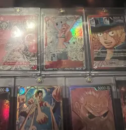 One Piece TCG Bundle Japanese Manga Nami, Alt Leaders, Plus Luffy Promos!! - Image 4