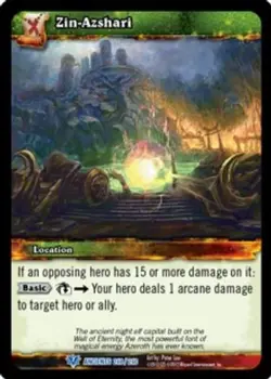 Zin-Azshari - War of the Ancients - World of Warcraft TCG - Image 1