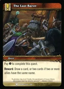 The Last Barov - Drums Of War - World of Warcraft TCG - Image 1