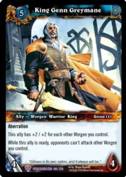 King Genn Greymane - Worldbreaker - World of Warcraft TCG - Image 1