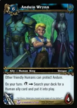 Anduin Wrynn - Blood Of Gladiators - World of Warcraft TCG - Image 1