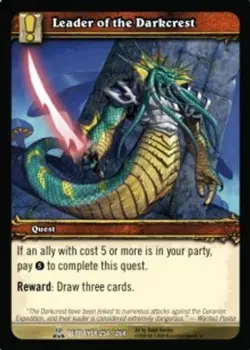 Leader of the Darkcrest - Servants of the Betrayer - World of Warcraft TCG - Image 1