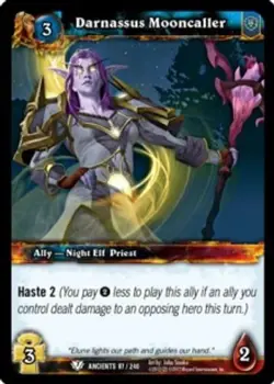 Darnassus Mooncaller - War of the Ancients - World of Warcraft TCG - Image 1