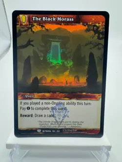 World of Warcraft TCG Foil Promo Betrayal The Black Morass - Image 1
