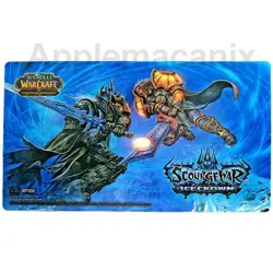 (10) World of Warcraft ScourgeWar Icecrown Playmat Scourge War Lich King WoW TCG - Image 2