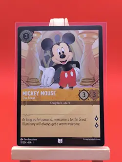 Mickey Mouse - True Friend 12/204 Foil The First Chapter Disney Lorcana Card - Image 2