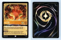 Gaston #2/204 Disney Lorcana Whispers In The Well 2025 Uncommon Foil TCG - Image 1