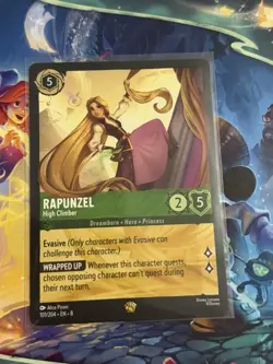 Disney Lorcana Rapunzel High Climber Legendary Reign of Jafar Card 101/204 - Image 1