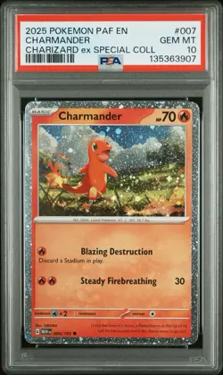 Psa 10 Pokemon TCG Charmander 007 Charizard Ex Special Collection - Image 1