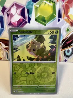 Sewaddle 001/086 Common Reverse Holo - Pokemon TCG White Flare - NM - Image 1