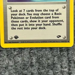 Vintage Pokemon Gym Challenge Master Ball 1st Edition 116/132 Uncommon NM/Mint - Image 4