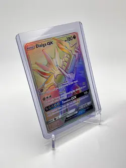 Pokemon Rainbow Rare Dialga Gx 164/156 Ultra Prism - Image 2