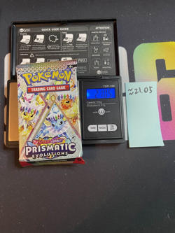GOD PACKU 21.05g VERY HEAVY Prismatic Evolutions Pokemon Sealed Booster Pack New - Image 1