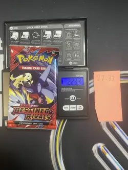 22.33g VERY HEAVY Destined Rivals Pokemon Sealed Booster Pack New SIR/HRU - Image 1
