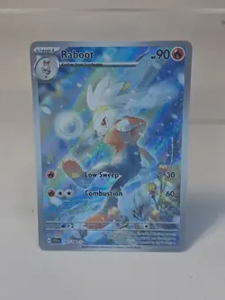 Raboot Illustration Rare 147/142 Pokemon Stellar Crown 2025 - Image 1