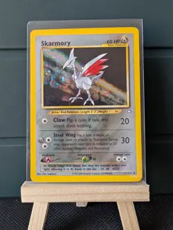 Pokemon 2001 - Skarmory Neo Genesis 13/111 Holo SWIRL LP + - Image 1
