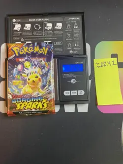 22.42g VERY HEAVY Surging Sparks Pokemon Sealed Booster Pack New SIR/HRU - Image 1