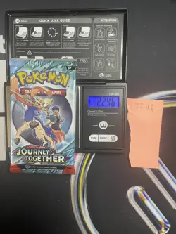 22.46g VERY HEAVY Journey Together Pokemon Sealed Booster Pack New SIR/HRU - Image 1