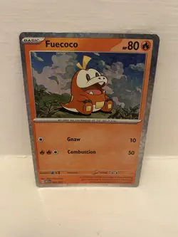 Pokemon TCG Fuecoco 2/15 Mcdonalds 2023 Holo Promo - Image 1