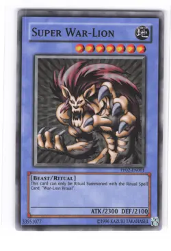 Super War-Lion Super Rare Premium Pack 2 PP02-EN001 NM Unlimited LP-NM - Image 1