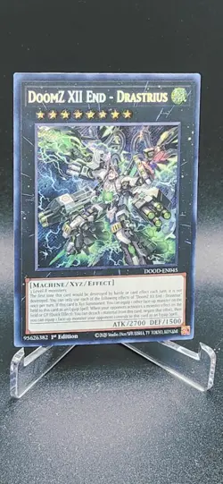 DoomZ XII End - Drastrius DOOD-EN045 Yugioh Doom of Dimensions LP - Image 1