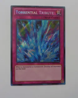 Torrential Tribute LCYW-EN180 (Secret Rare, Unlimited, Lightly Played / LP) - Image 1