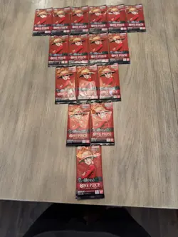 Lot of 16 One Piece TCG Japanese Booster Packs Free Shipping. - Image 1