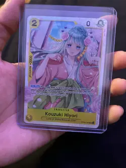 One Piece Kouzuki Hiyori Wings of the Captain SR Foil Character OP06-106 - Image 1