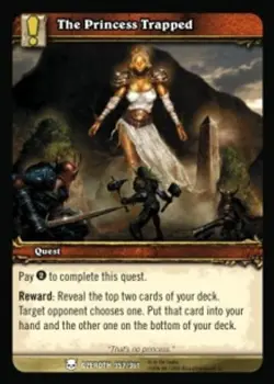 The Princess Trapped - Heroes of Azeroth - World of Warcraft TCG - Image 1