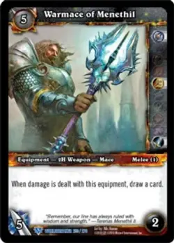 Warmace of Menethil - Worldbreaker - World of Warcraft TCG - Image 1