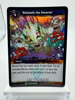 World of Warcraft TCG Foil Promo Throne of the Tides Unleash the Swarm! - Image 1