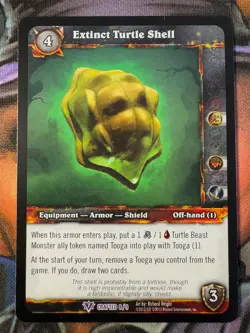 World of Warcraft TCG Promo Crafted 8/9 Extinct Turtle Shell - Image 1