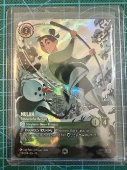 Mulan - Resourceful Recruit (Enchanted) 229/204 - Disney Lorcana Winterspell - Image 1