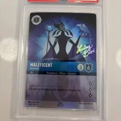 2023 Disney Lorcana D100 Collectors Edition Maleficent Uninvited PSA 10 Gem Mint - Image 4