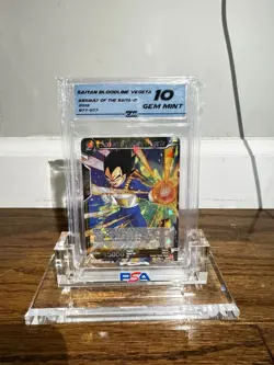 Dragon Ball Super Card Game TCG Saiyan Bloodline Vegeta 2019 GEM MINT 10 - Image 1