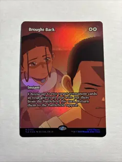 Brought Back (Borderless) - Avatar: The Last Airbender Foil MTG Plus Bonus Card! - Image 1