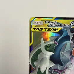 Pokemon TCG Arceus & Dialga & Palkia GX 156/236 Cosmic Eclipse Ultra Rare Card - Image 5