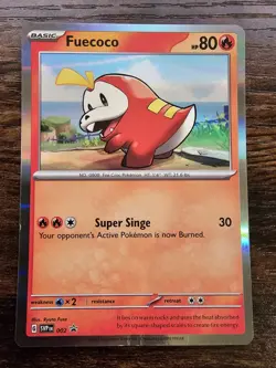 Fuecoco 002 Sv: Scarlet & Violet Promo Cards Holo Pokemon TCG - Image 1