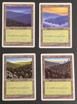 MTG Card - 4x Forest (All 4 Art) - Core Set Fifth (5th) Edition NM Vintage Magic - Image 1