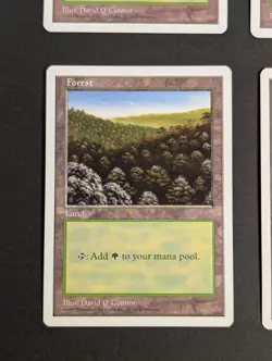 MTG Card - 4x Forest (All 4 Art) - Core Set Fifth (5th) Edition NM Vintage Magic - Image 5