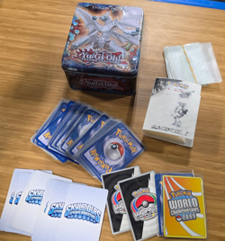 Vintage Pokemon Yugioh Skylander Card Collection Lot Tin 90's Bulk Unsorted - Image 1