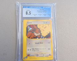2003 Pokemon e-Card Skyridge Eevee #54/144 - CGC 8.5 - FREE SHIPPING - Image 1