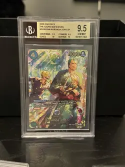 Roronoa Zoro SP PRB02-006 BGS 9.5 Gold Label One Piece Card Game TCG OP-14 - Image 1