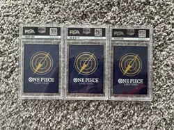 Bandai One Piece Card Game Sanji Alternate Art PSA Graded Lot OP07 OP01 Film Red - Image 2
