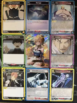 Rare Sexy Anime Waifu Card and 8 Union Arena Cards - Image 1