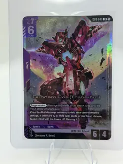 Gundam Exia (Trans-Am) - GD03-049 LR Gundam Card Game - Near Mint/Mint - Image 1