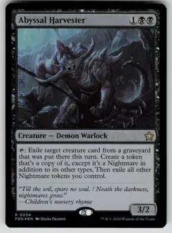 Abyssal Harvester Foil R Foundations 54 NM - Image 1