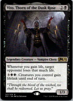 Vito, Thorn of the Dusk Rose R Core Set 2021 127 NM Normal - Image 1